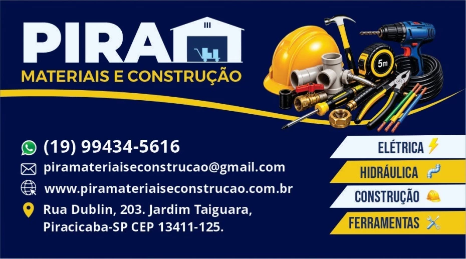 Foto 1:  — Pira Materiais e Construção